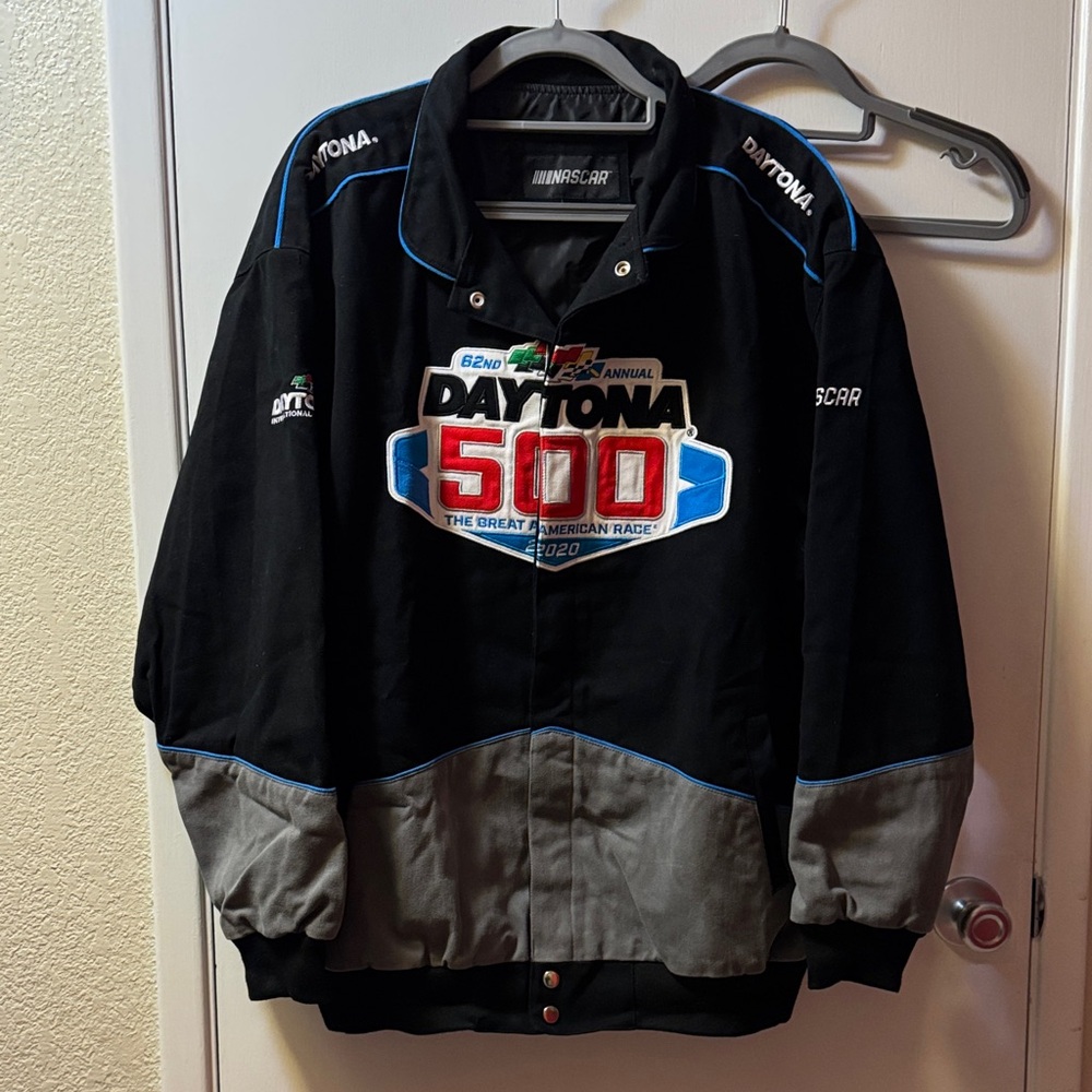 Daytona 500 Black and Gray Men's Jacket